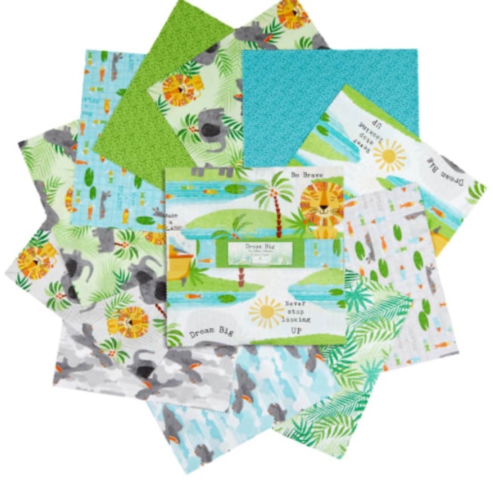 Dream Big fabric Layer cake 10” squares